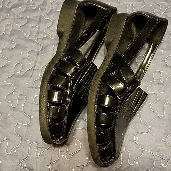 Classique black shoes size 7.5 - Picture 4 of 7